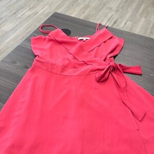 Naked Zebra Pink Wrap Romper size Medium